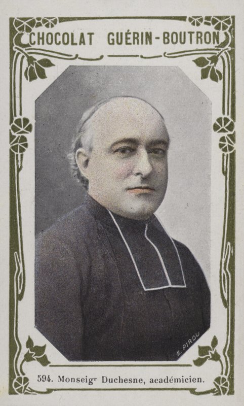 Monseigneur Duchesne, akademik (barevná fotografie) od French School