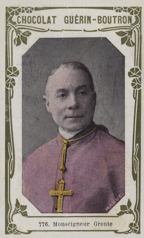 Monseigneur Grente (barevná fotografie) od French School