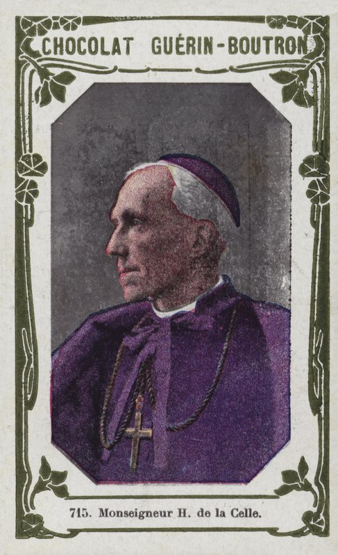 Monsignor H de la Celle (barevná fotografie) od French School