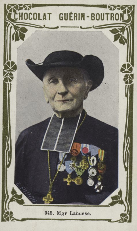 Monseigneur Lanusse (barevná fotografie) od French School