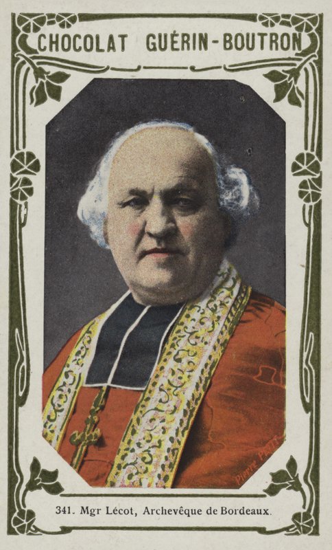 Monsignor Lecot, arcibiskup z Bordeaux (barevné foto) od French School