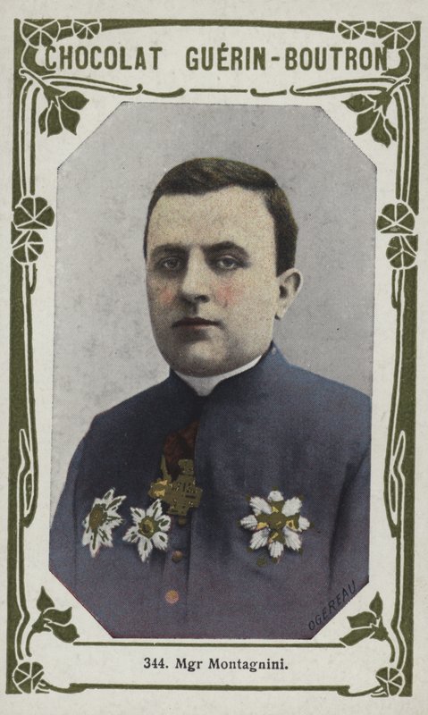Monseigneur Montagnini (barevná fotografie) od French School