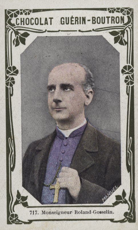 Monseigneur Roland-Gosselin (barevné foto) od French School