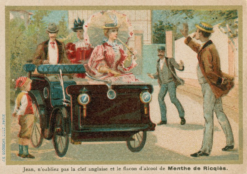Motoristická scéna od French School