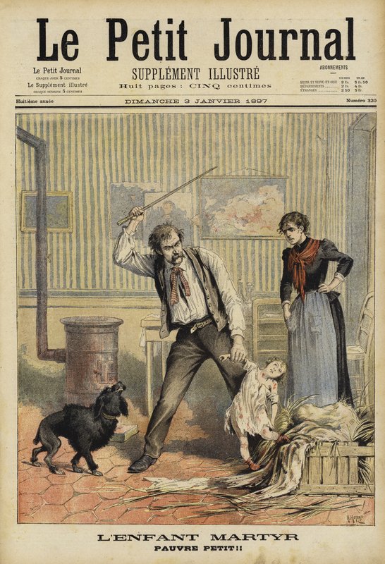 Vražda malého dítěte, Francie, 1897 od French School