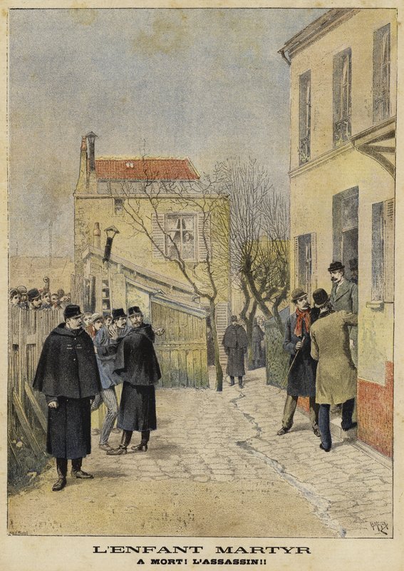 Vražda malého dítěte, Francie, 1897 od French School