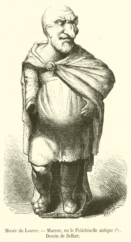 Muzeum Louvre, Maccus nebo starožitný Polichinelle (rytina) od French School