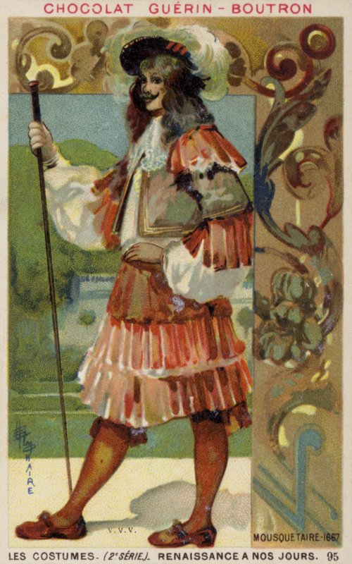 Mušketýr, 17. století od French School