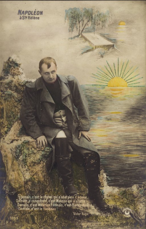 Napoleon Bonaparte (barevná litografie) od French School