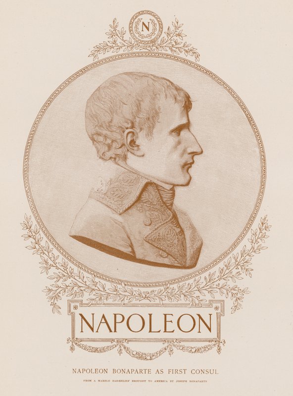 Napoleon Bonaparte jako první konzul od French School