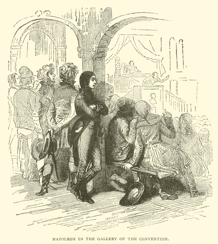 Napoleon v galerii úmluvy (rytina) od French School