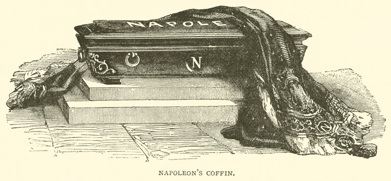Napoleonova rakev (rytina) od French School