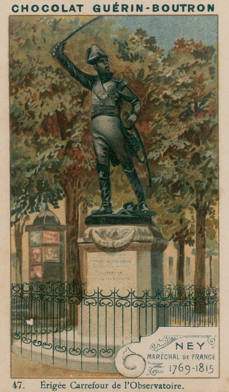 Ney, maršál Francie, 1769-1815, postavená křižovatka observatoře od French School