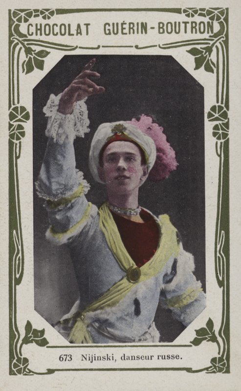 Nižinskij, ruský tanečník (barevná fotografie) od French School