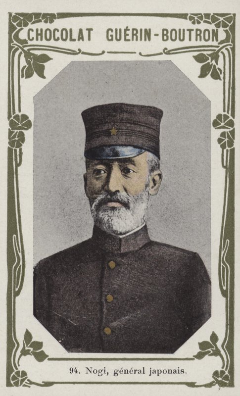 Nogi, japonský generál (barevná fotografie) od French School
