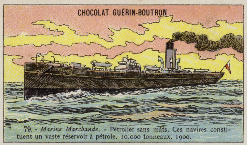 Ropný tanker, 1900 od French School