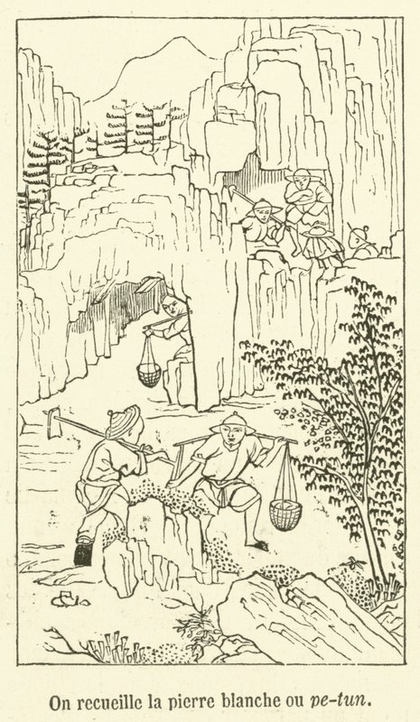 Sbíráme bílý kámen nebo pe-tun (rytí) od French School