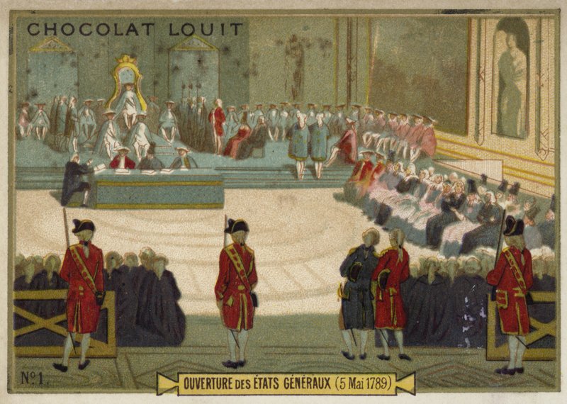 Zahájení generálního stavovského úřadu, Versailles, 5. května 1789 od French School