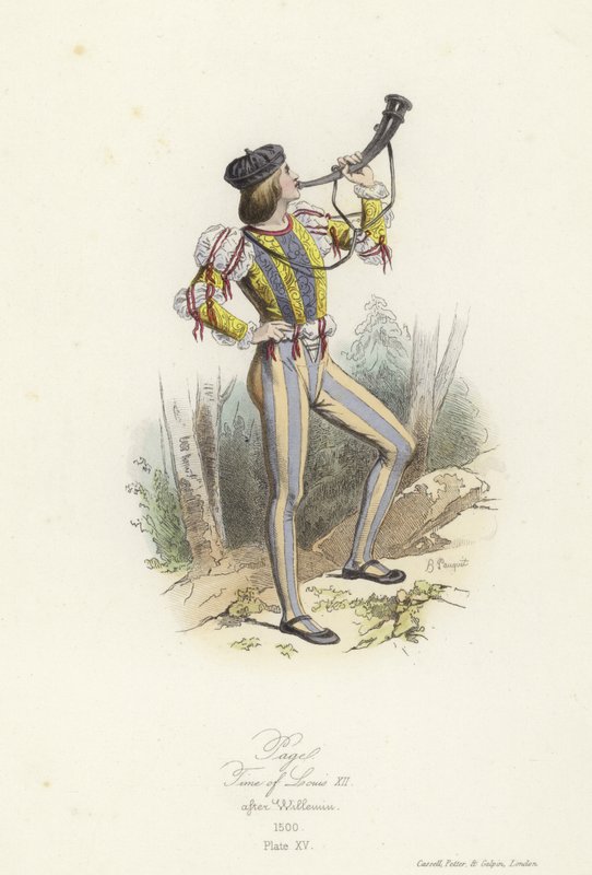 Page, vláda francouzského Ludvíka XII od French School