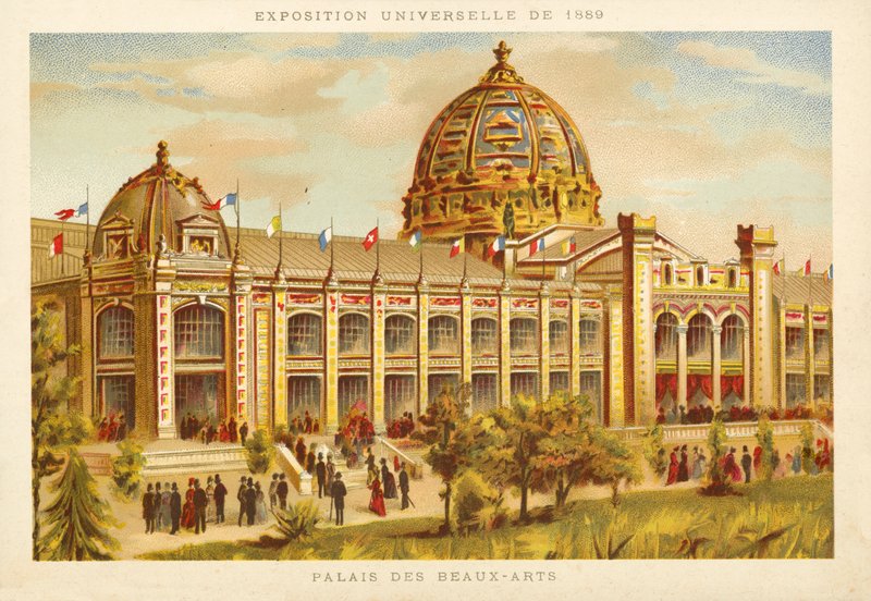 Palác výtvarných umění, výstava Universelle 1889, Paříž od French School