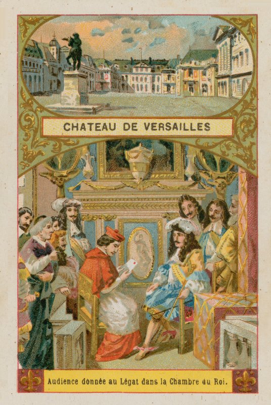 Palác ve Versailles od French School