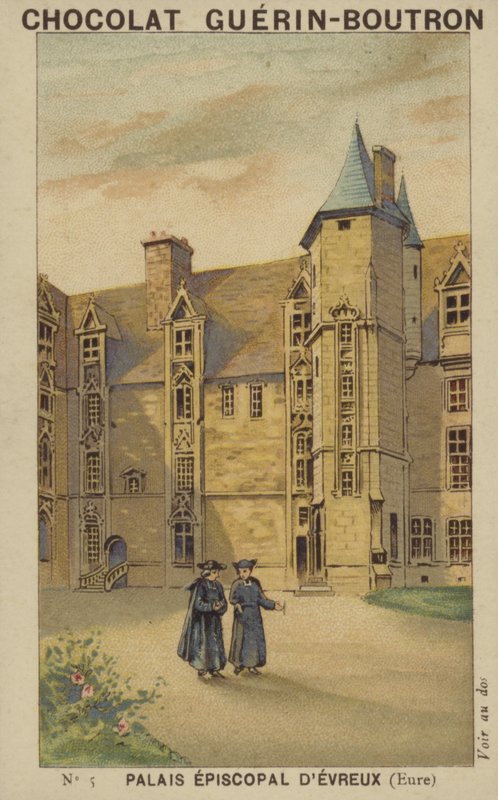 Biskupský palác Evreux, Eure od French School