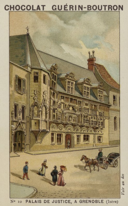 Soudní budova v Grenoblu, Isère od French School