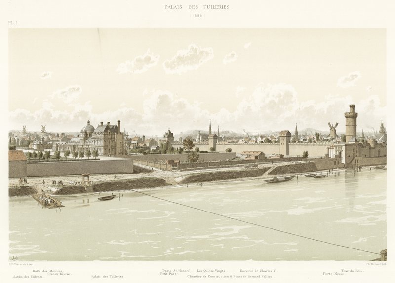 Palác Tuileries, 1585 od French School