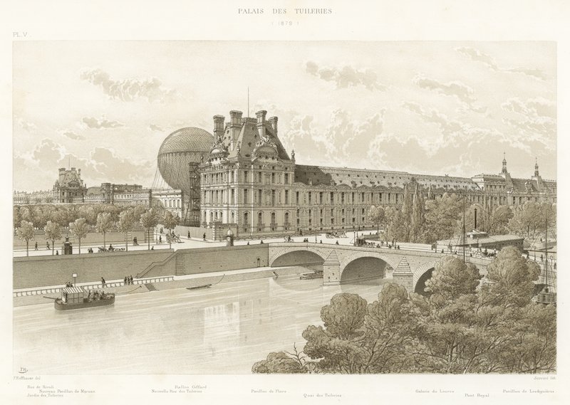 Palác Tuileries, 1879 od French School