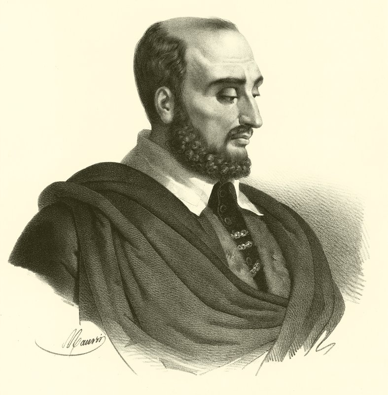 Paolo Caliari, známý jako Paolo Veronese, portrét (rytina) od French School
