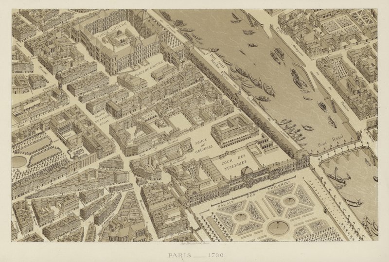 Paříž, 1730 od French School