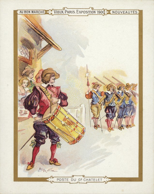 Pařížská výstava 1900, Cavalier Drumming od French School