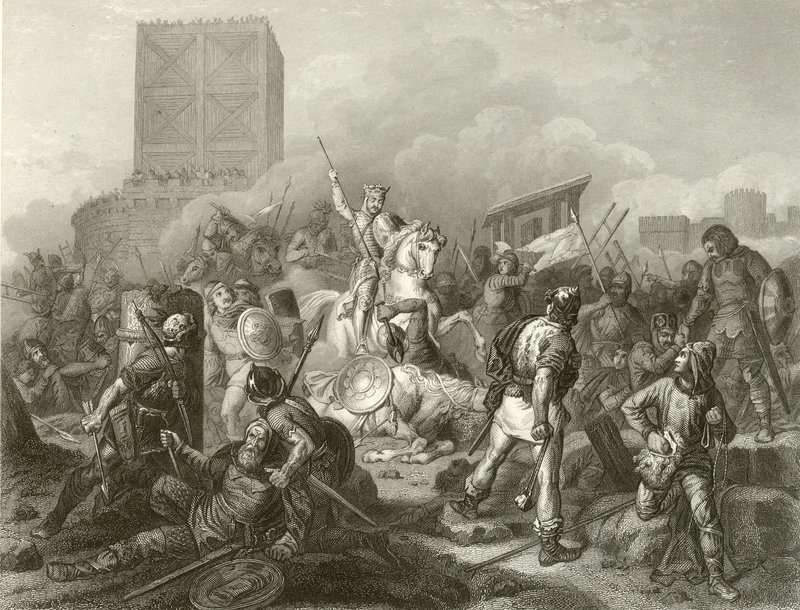 Paříž obležená Normany, 885 od French School