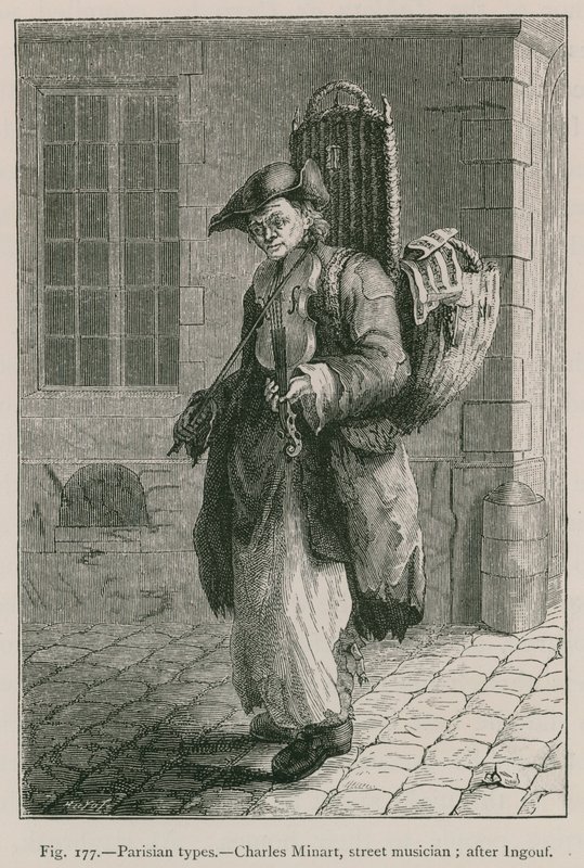 Parisian Types, Charles Minart, pouliční hudebník; po Ingoufu od French School