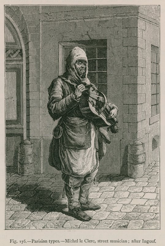 Parisian Types, Michel le Clerc, pouliční hudebník; po Ingoufu od French School