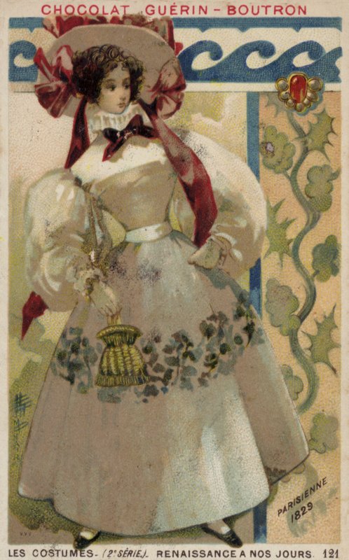 Pařížská móda, 1829 od French School