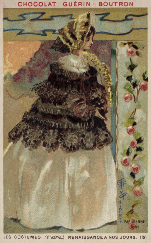 Pařížská móda, 1855 od French School
