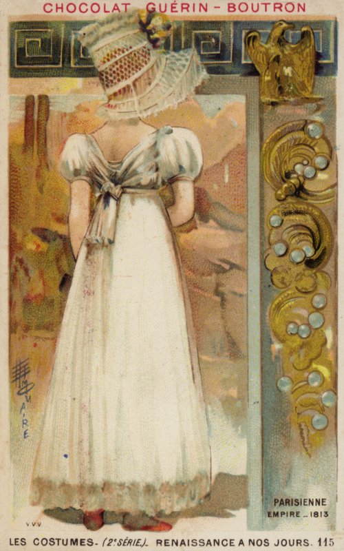 Pařížská móda prvního císařství, 1813 od French School