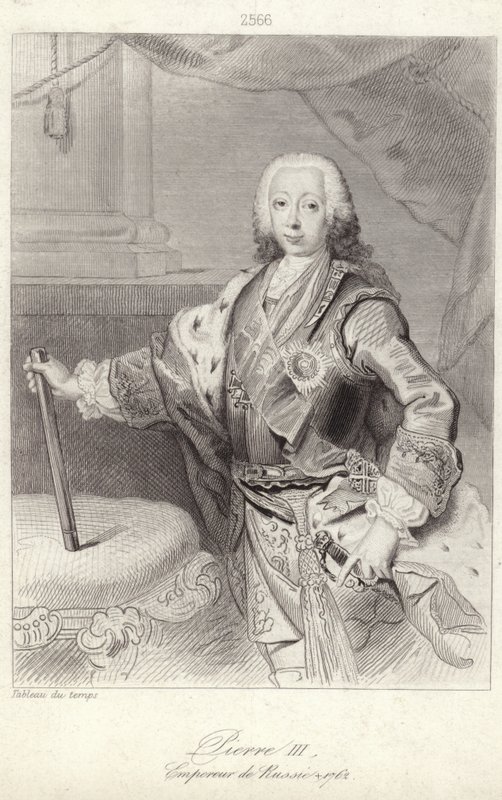 Petr III z Ruska od French School