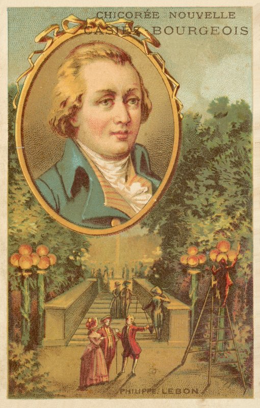 Philippe Lebon , francouzský inženýr a chemik (chromolitho) od French School