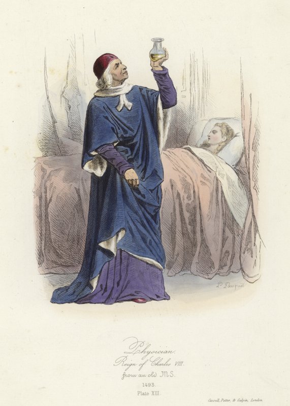 Lékař za vlády francouzského Karla VIII od French School