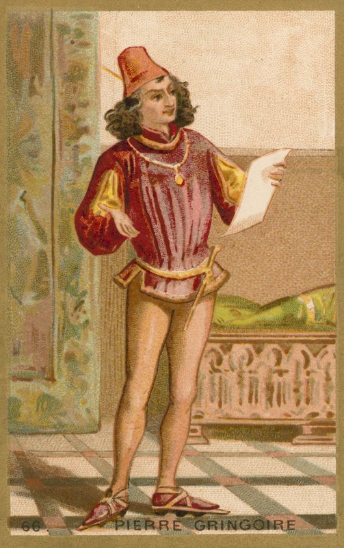 Pierre Gringoire , francouzský básník a dramatik od French School