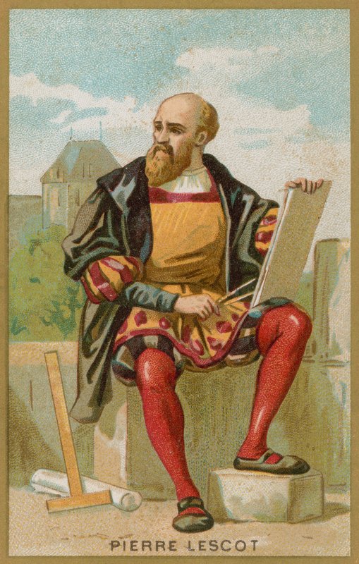 Pierre Lescot (chromolit) od French School