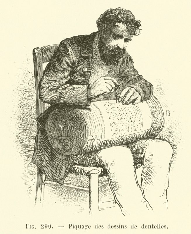 Prošívání krajkových vzorů (gravírování) od French School