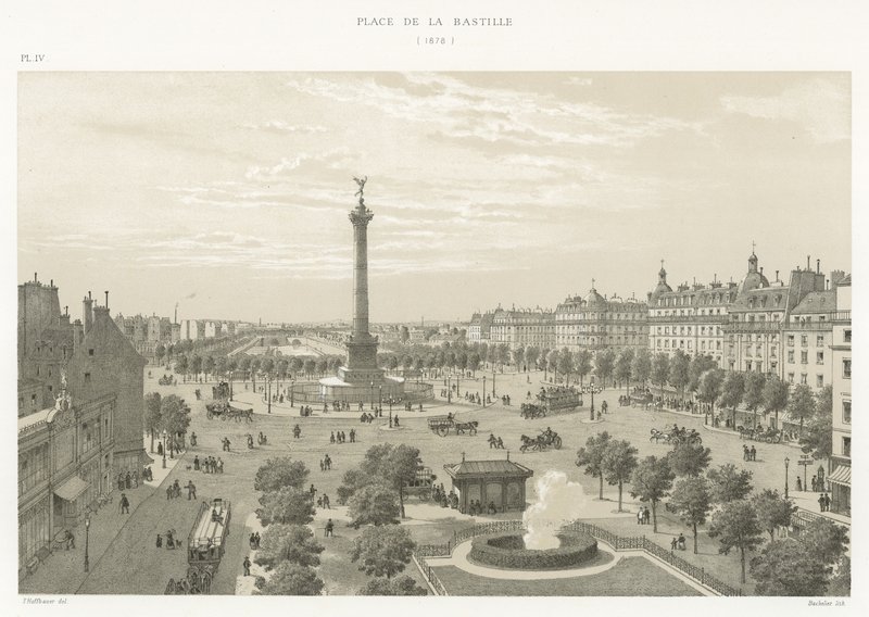 Place de la Bastille, 1878 od French School