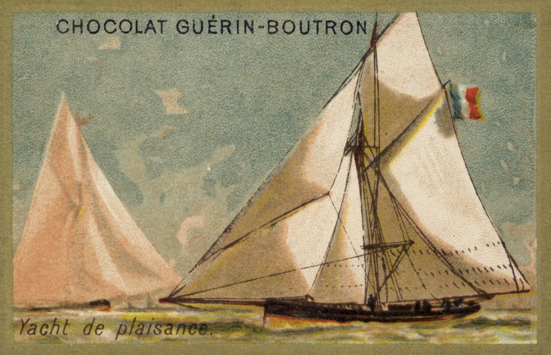 Rekreační jachta (chromolitho) od French School