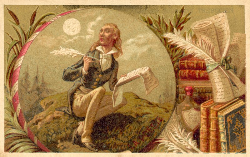 poezie (chromolitho) od French School