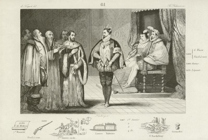 Polští velvyslanci informují Jindřicha, vévodu z Anjou, že byl zvolen polským králem, 1573 od French School