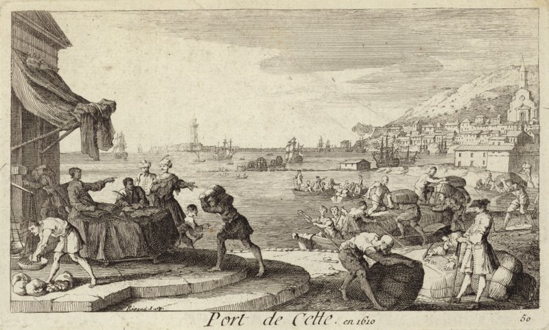 Přístav Sete, Francie od French School