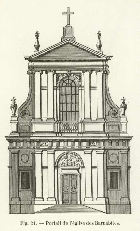 Portál kostela Barnabite od French School